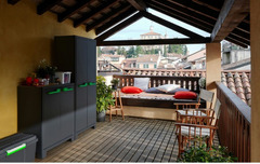 ARMADIO ALTO IN PLASTICA 4 RIPIANI REGOLABILI 80x44x182h MODELLO YBOM - 2