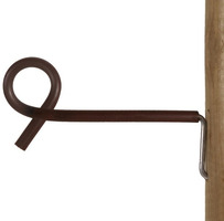 Distanziatore Pigtail 17,5 cm Bianco/Terra Confezione 10 Pz. GALLAGHER per Recinzioni Elettriche - 2