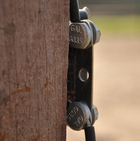 Morsetto di Giunzione ad Angolo con Bullone Confezione 100 Pz. GALLAGHER per Recinzioni Elettriche - 2