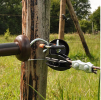 Ancora per Maniglia 2 Vie Nero Confezione 5 Pz. GALLAGHER per Recinzioni Elettriche - 5