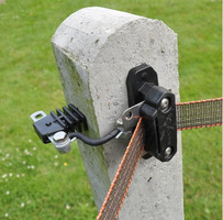 Ancora per Maniglia 2 Vie Super Nero Confezione 4 Pz. GALLAGHER per Recinzioni Elettriche - 4