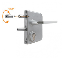 Serratura in acciaio INOX per cancelli ad anta battente ITALFROM - 2