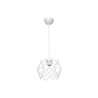 Lampada a sospensione Koza  gabbia bianco