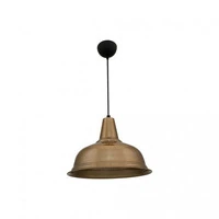 Lampada a sospensione Tampa con diffusore bronzo
