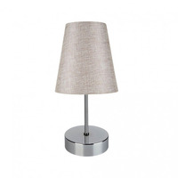 Lampada da tavolo Estelya cromo beige