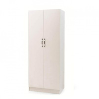 Armadio 180x60x90 2 ante bianco frassinato