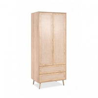 Armadio Bali 60A 2 ante e 2 cassetti effetto vimini