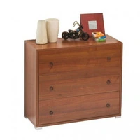 Comò 3 cassetti 91x45x81H noce antico