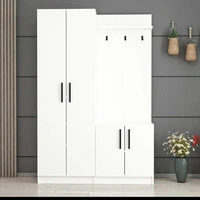 Armadio ingresso Dante con appendiabito colore bianco