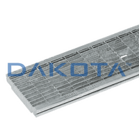 1 pz. Griglia in Acciaio Zincato B125 Antitacco 130 Misure   130 x 1.000mm