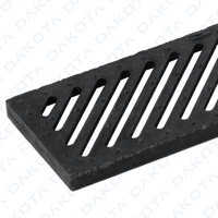 1 pz. Griglia in Ghisa Antitacco C250 130 Misure   130 x 500mm