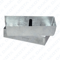 1 pz. Sigillo di ispezione per griglia a fessura Misure   250 x 129 x h. 80mm