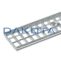 1 pz. Griglia in Acciaio Zincato B125 33x33 200 Misure   200 x 1.000mm