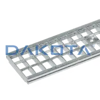 1 pz. Griglia in Acciaio Zincato B125 33x33 200 Misure   200 x 1.000mm