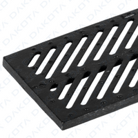 1 pz. Griglia in Ghisa Antitacco B125 200 Misure   200 x 500mm