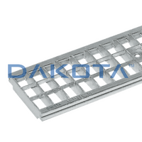 1 pz. Griglia in Acciaio Zincato C250 33x33 200 Misure   200 x 1.000mm