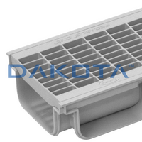 1 pz. Pegasus Plus One S con Griglia - Grigia Misure   100 x 35 x 1.000mm