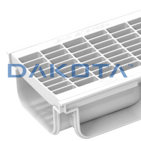 1 pz. Pegasus Plus One S con Griglia - Bianca Misure   100 x 35 x 1.000mm