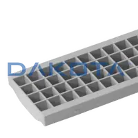 1 pz. Griglia Extra Strong Grigia con Clip 130 Misure   130 x 1.000mm