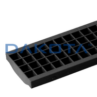 1 pz. Griglia Extra Strong Nera con Clip 130 Misure   130 x 1.000mm