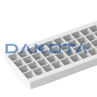 1 pz. Griglia Extra Strong Bianca con Clip 130 Misure   130 x 1.000mm