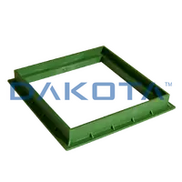 1 pzTelaio verde per coperchio/griglia Misure   450 x 450mm