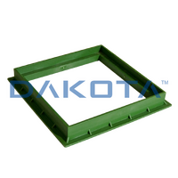 1 pzTelaio verde per coperchio/griglia Misure   550 x 550mm