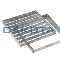 12 pz.Griglia Zincata con Telaio Misure   200 x 200mm