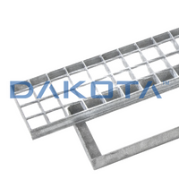 12 pz.Griglia Zincata con Telaio Misure   1.000 x 150mm