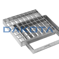 12 pz.Griglia Zincata con Telaio Misure   450 x 450mm