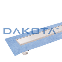 1 pz.Dakua+ con Griglia Inox Duo - 800 Misure   78 x 800mm