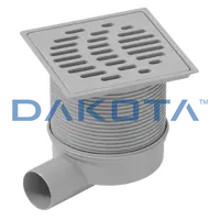 12 pzChiusino Telescopico Orientabile Scarico Ribassato (Telaio e Griglia Inox) - venduto in Blister