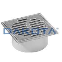 25 pzChiusino sifonato (Telaio e Griglia Inox) venduto in Blister Misure   100 x 100mm