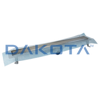 1 pz.Dakua+ Base con Griglia Inox Duo - 700 Misure   78 x 700mm
