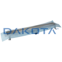 1 pz.Dakua+ Base con Griglia Inox Square - 800 Misure   78 x 800mm
