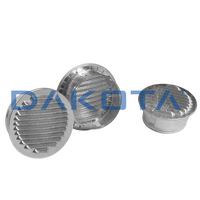 Griglia Fissa Tonda Alluminio - 1 pz. Misure   imbocco 80mm