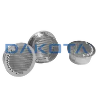 .Griglia Fissa Tonda Alluminio - 1 pz. Misure   imbocco 100mm