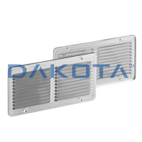 Griglia Fissa Rettangolare Alluminio - 1 pz. Misure   415 x 150mm