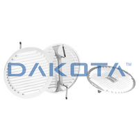 25 pz.Griglia Universale Tonda Alluminio Preverniciata Bianca Ã¸ 150 Misure   imbocco da 80 a 125mm