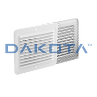 Griglia Fissa Quadrata Alluminio Preverniciata Bianca - 1 pz. Misure   230 x 230mm