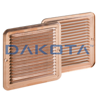 Griglia Fissa Rettangolare Rame - 1 pz. Misure   280 x 150mm