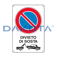 Divieto di Sosta con Rimozione 20 x 30