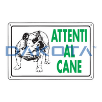 Attenti al cane 20 x 30