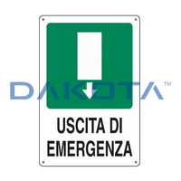 Uscita Emergenza Basso 20 x 30
