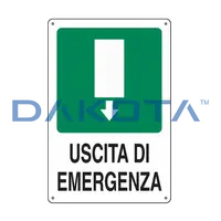 Uscita Emergenza Basso 20 x 30