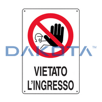 Vietato l'ingresso 20 x 30