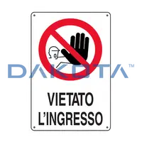 Vietato l'ingresso 20 x 30