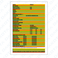 Cartello Direzioni Lavori 5 Colori 60 x 80