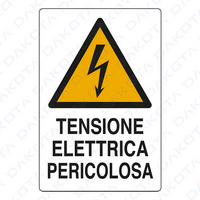 Tensione Elettrica Pericolo 40 x 60