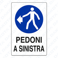 Pedoni a Sinistra 40 x 60